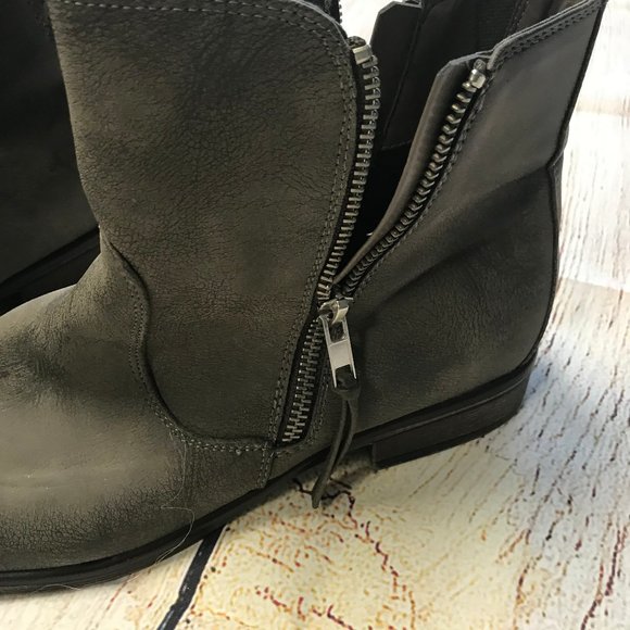 White Mountain Round Toe Zip Up Ankle Booties 8.5M - Picture 2 of 6